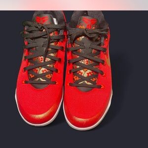 Nike Red and Black Men's Performance Sneakers